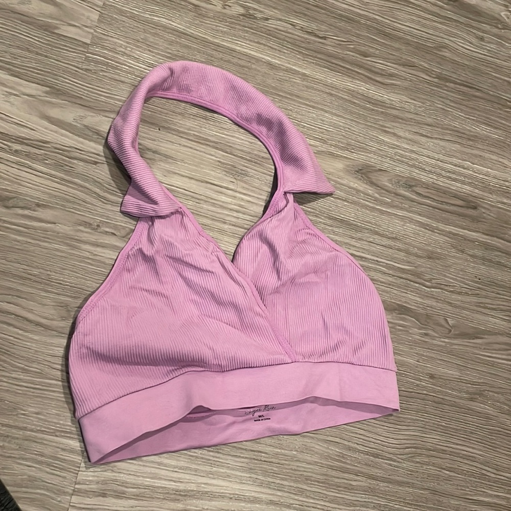 Purple crop top